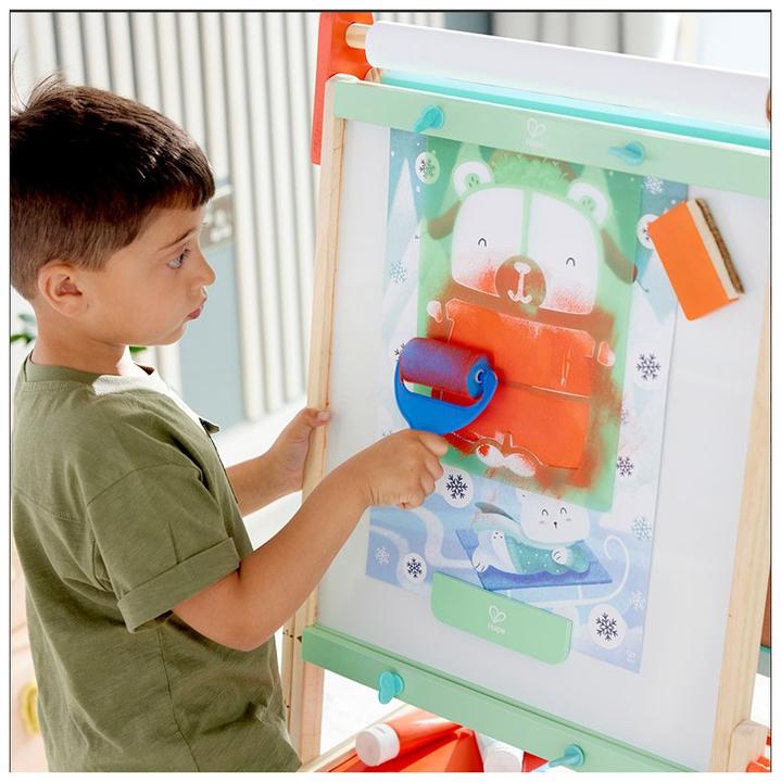 Produktbild Hape Malspass mit Farbrollern und Schablonen