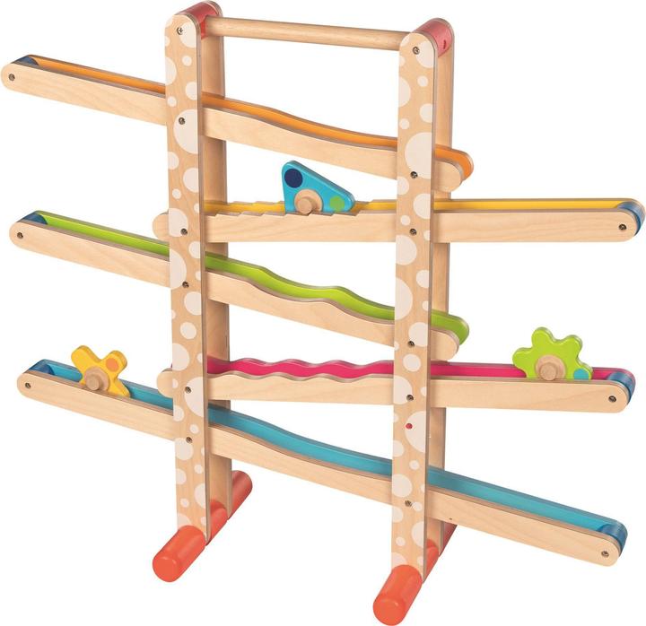 Goki Holzmarmorbahn mit Figuren