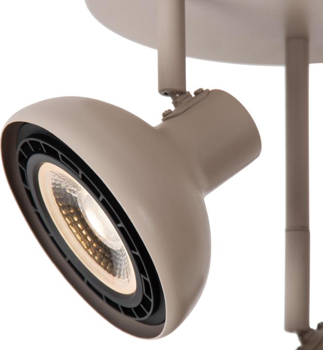 Immagine prodotto Lucide SENSAS - Faretto da soffitto - Ø 25,8 cm - 3xES111 - Beige 30997/13/38 (GU10)