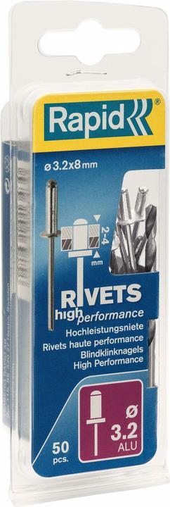 Produktbild Rapid Universal Blindniete Ø 3,2 x 8 mm