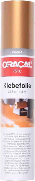 Produktbild Orafol Vinylfolie Oracal 751C Gold metallic