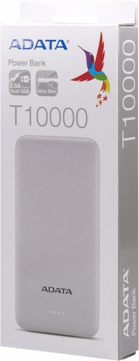 Image du produit Adata T10000 (10000 mAh, 10 W, 37 Wh)