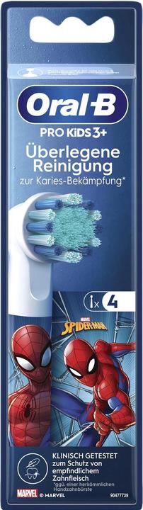 Oral-B Aufsteckbürsten Kids Spiderman (4 x)