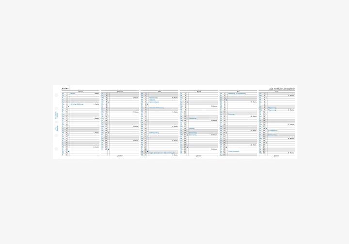 Image du produit Filofax MINI AGENDA ANNUEL 2025 (67 x 105 mm, Non contraignant, Allemand)