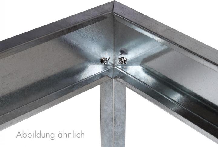 Produktbild Dema Gewächshaus Frühbeet Treibhaus Fundament Basic 6 252x190 cm für Art. 47077
