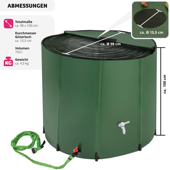 Produktbild tectake Regenwassertank (750 l)