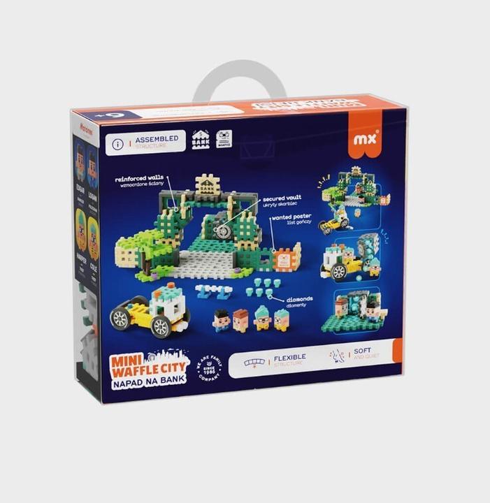 Produktbild Marioinex *****Klocki wafle mini Napad na bank 148el 06712