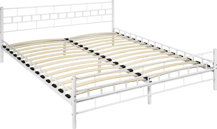 Actual product image tectake Metal bed (200 x 180 cm)
