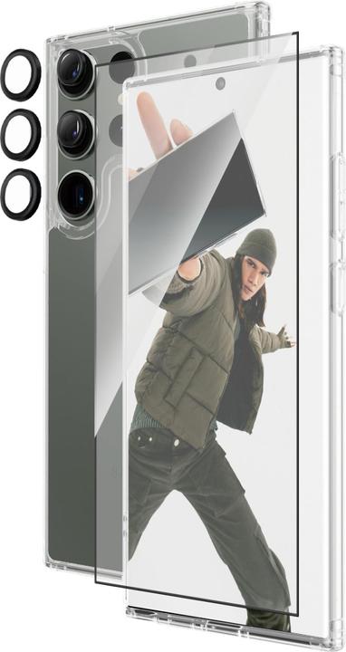 Produktbild PanzerGlass Bundle Ultra Wide FIt Glass + Case + Lens (1 Stück, Samsung Galaxy S24 Ultra)