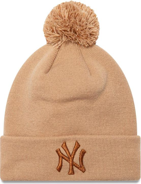 Image du produit New Era Femmes Bobble Casquette Hiver Métallique Ny Yankees Beige