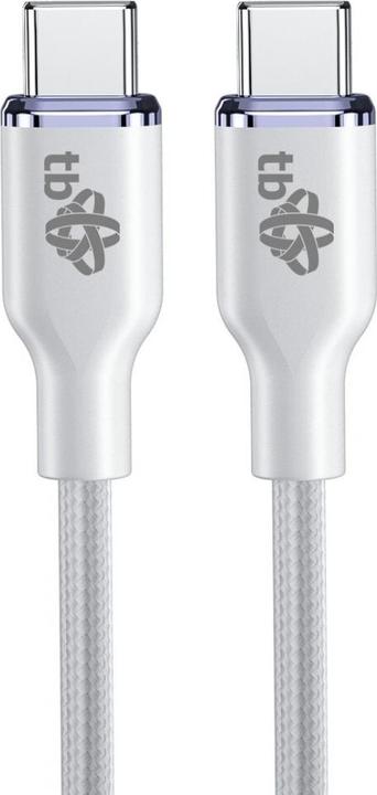 Image du produit Câble USB-C vers USB-C 60W Glamour 1,5m blanc (1.50 m, USB 3.0)