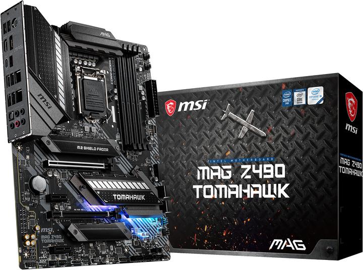 Actual product image MSI MAG Z490 Tomahawk (LGA 1200, Intel Z490, ATX)