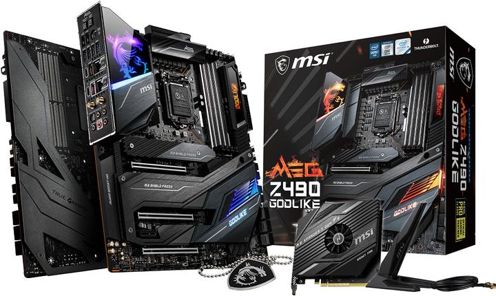 Image du produit MSI MEG Z490 Godlike (LGA 1200, Intel Z490, E-ATX)