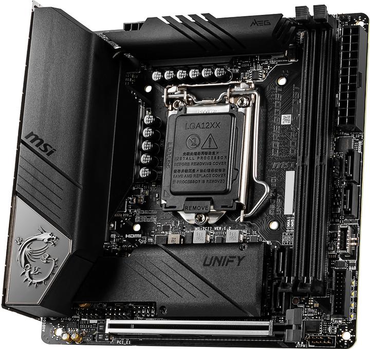 Immagine prodotto MSI MPG Z490i UNIFY (LGA 1200, Intel Z490, Mini-ITX)