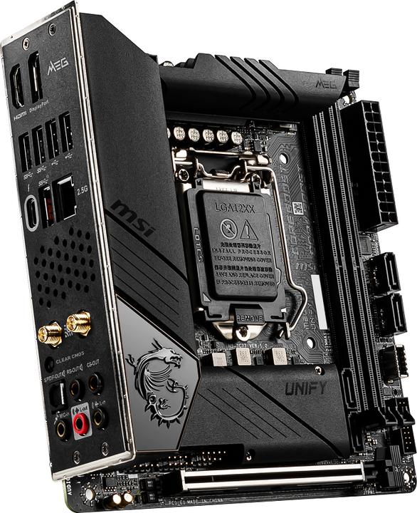 Immagine prodotto MSI MPG Z490i UNIFY (LGA 1200, Intel Z490, Mini-ITX)