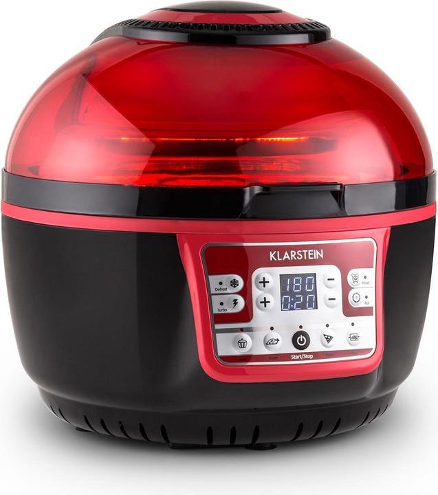 Produktbild Klarstein VitAir Turbo Heissluftfritteuse, Rot/Schwarz