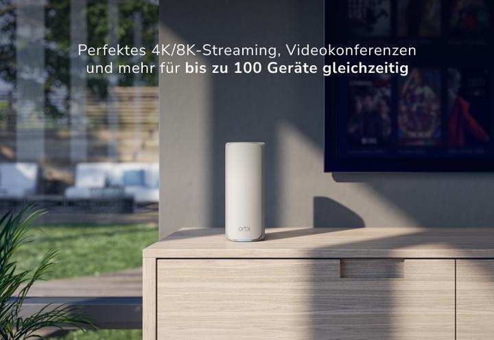 Actual product image Netgear Orbi RBE773 Mesh WiFi 7 3er-Set