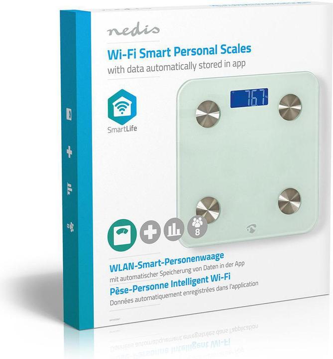 Actual product image Nedis Smart personal scale (180 kg)