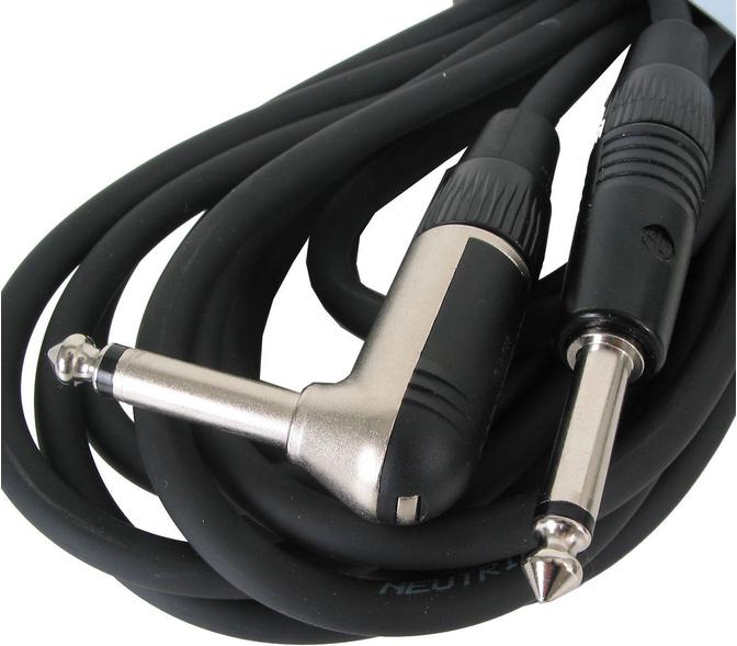 Actual product image Contrik Cable 6.3 jack/6.3 jack 90 (6 m, 6.3mm jack)