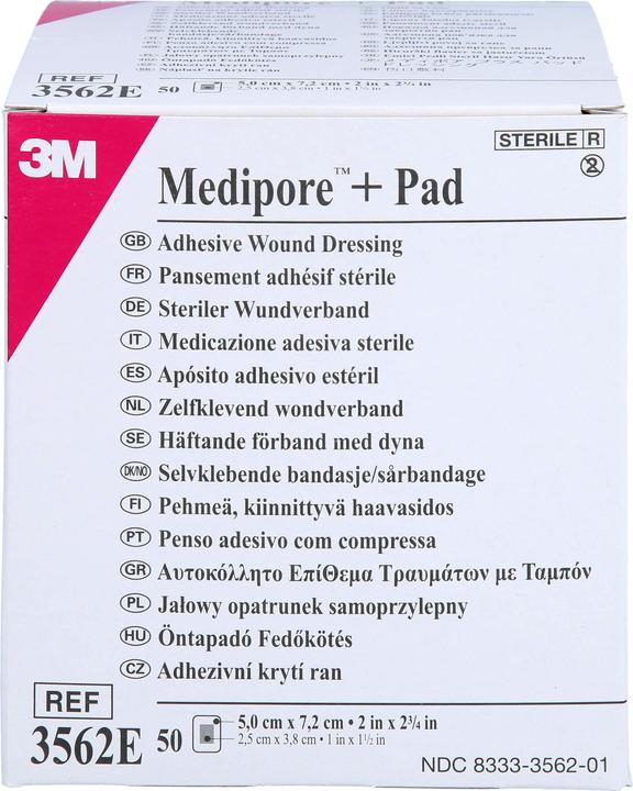 Actual product image 3M Medipore Plus Pad (50 x)