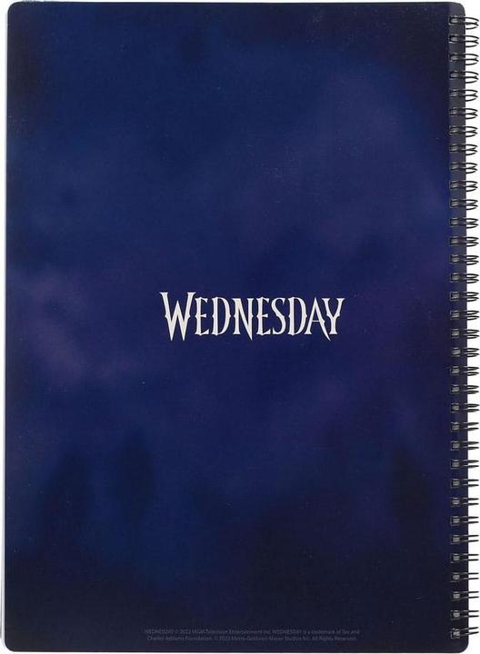 Produktbild SD Toys Wednesday Notizbuch mit 3D-Effekt Rain (A4)