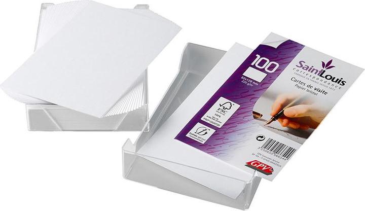 Image du produit GPV Boîte pour cartes de visite, en plexiglas, 82 x 128 mm (82 x 128 mm)