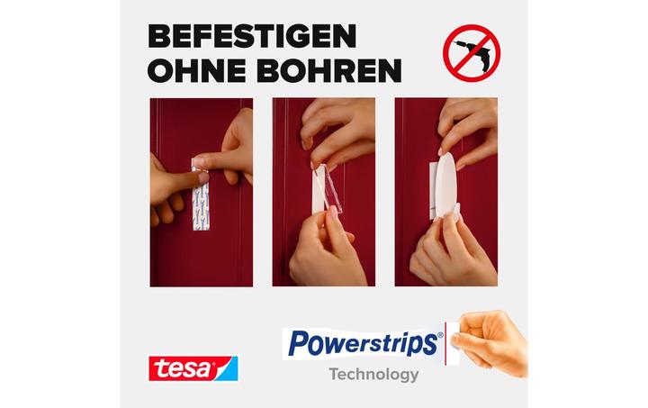 Actual product image tesa Powerstrips adhesive hook XL