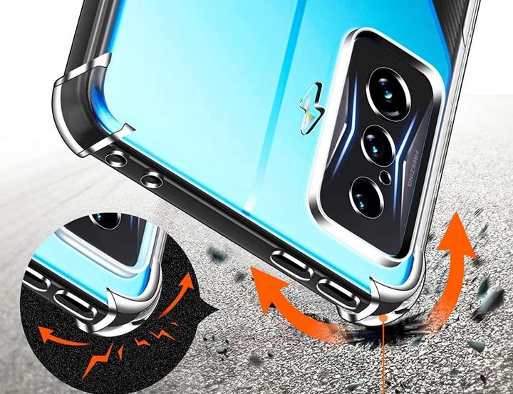 Produktbild Screenguard Xiaomi Poco F4 GT Hülle Crystal Soft Airbag Bumper (Xiaomi Poco F4 GT)