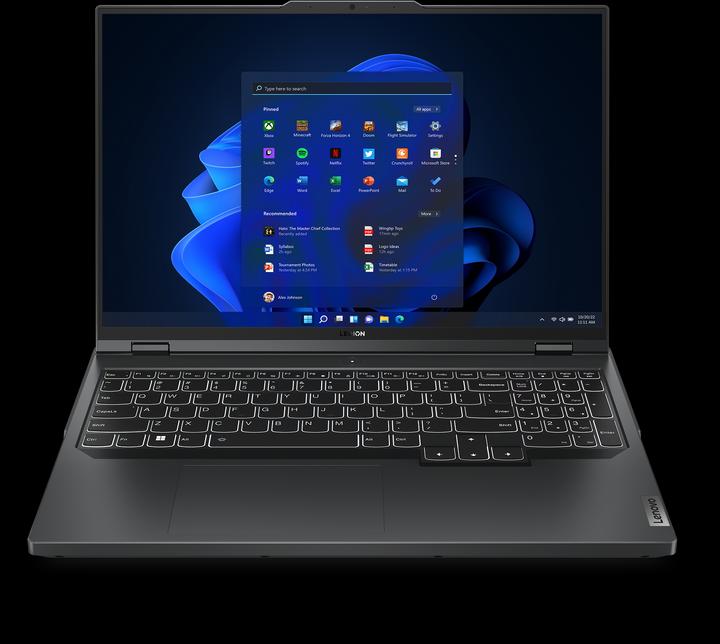 Produktbild Lenovo Legion Pro 5 (16", AMD Ryzen 7 7745HX, 16 GB, 512 GB, DE)