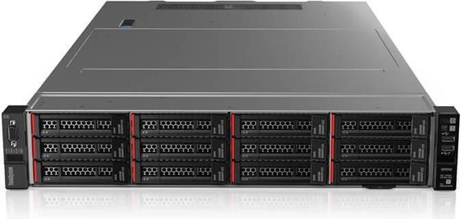 Actual product image Lenovo DCG ThinkSystem SR550 (Intel Xeon Silver 4208, 16 GB, Rack Server)
