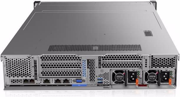 Actual product image Lenovo DCG ThinkSystem SR550 (Intel Xeon Silver 4208, 16 GB, Rack Server)