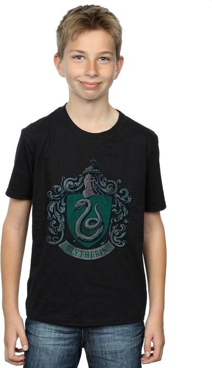 Immagine prodotto T-shirt da ragazzo di Serpeverde in cotone resistente (128)