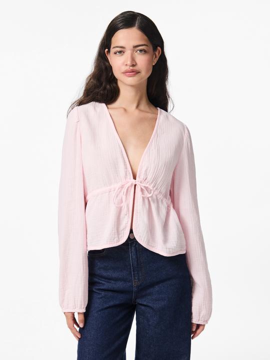 Immagine prodotto Pieces PCSASTINA Musselin Oberteil mit langen Ärmeln (XL)