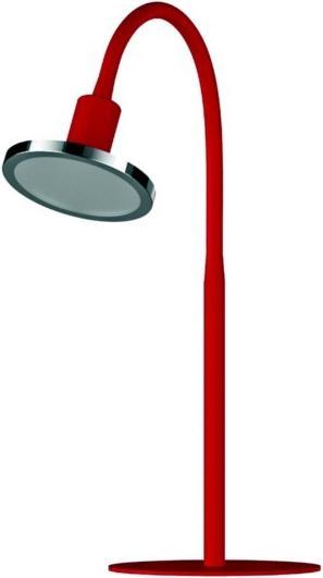 Image du produit LightMe Simplessa LM85680 Lampe de bureau LED GU10 6 W rouge, chrome (420 lm, GU10)