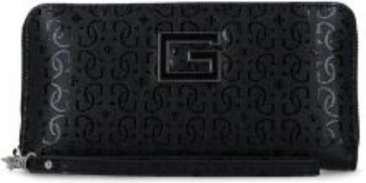 Actual product image Guess Blane, Textile Wallet, SLG Large Zip, SWGG81 26460, Black, For Women