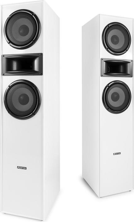 Actual product image Fenton Floorstanding Loudspeaker Pair SHF700W White, Detail colour: White (1 pair, 200 W)