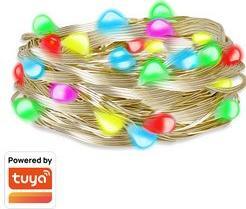 Actual product image LogiLink Wi-Fi Smart RGB light chain with remote control, Tuya compatible, 5 m (5 m)