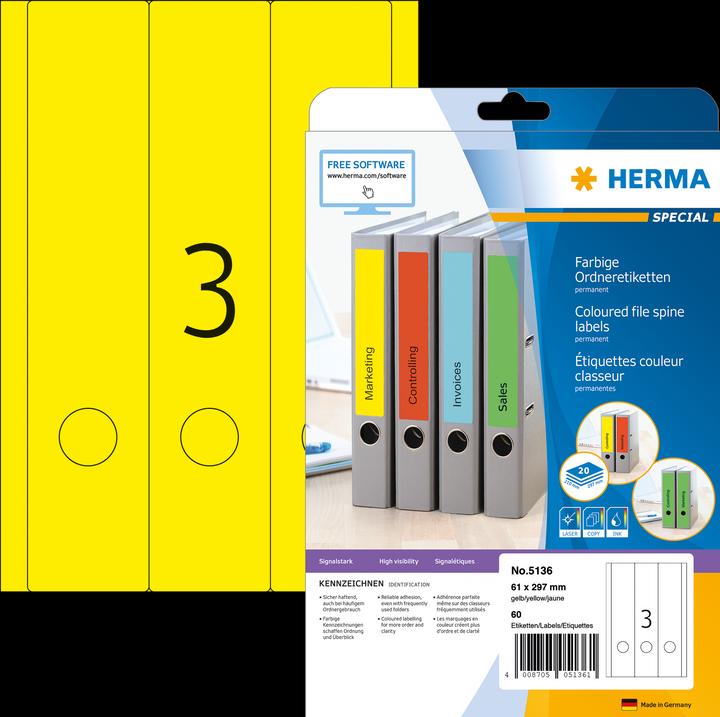 Immagine prodotto HERMA Etichette per cartelle A4