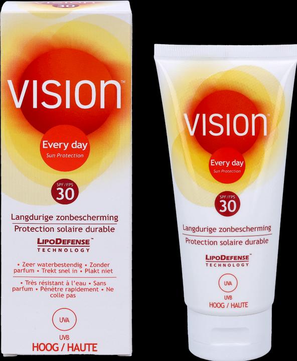 Actual product image Vision Suncream SPF30 (Suntan cream, SPF 30, 100 ml)