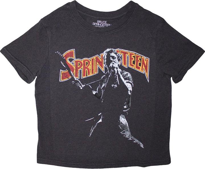 Actual product image Bruce Springsteen Stage Pose Crop Top (Girlie) (S)