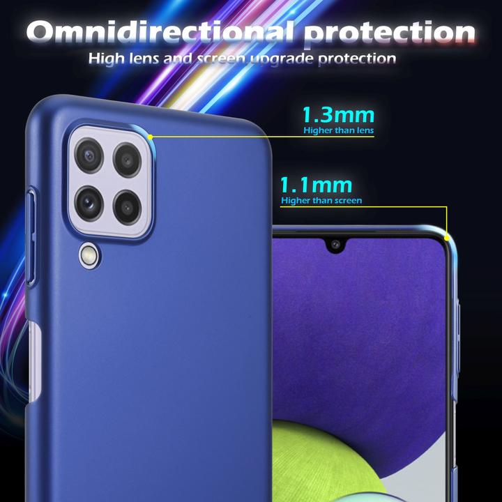 Produktbild Cadorabo HC Matt Metall Hülle (Samsung Galaxy M22, Samsung Galaxy A22, Samsung Galaxy A32)