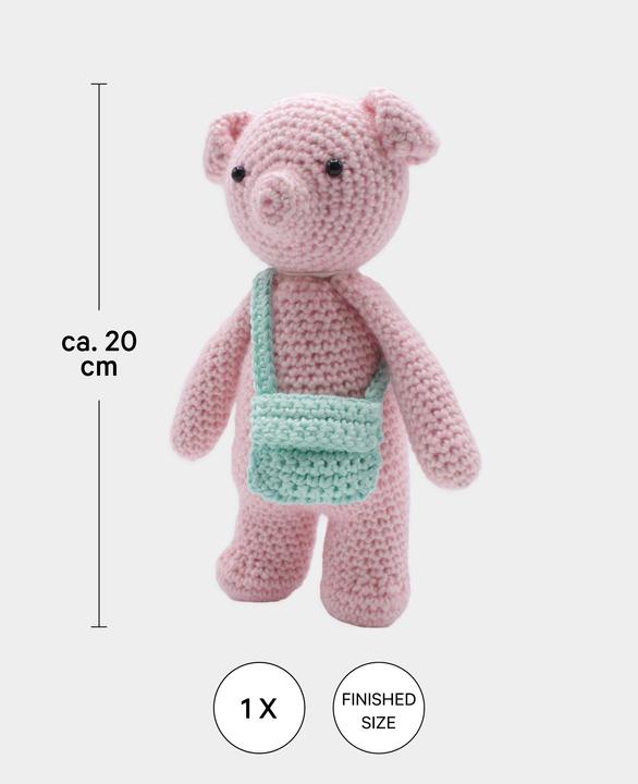 Actual product image I Am Creative Crochet Set Amigurumi