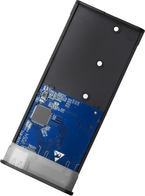 Actual product image Axagon EEM2-SB2 USB-C 3.2 Gen 2, M.2 SSD Enclosure - black (M.2 2260, M.2 2242, M.2 2280)