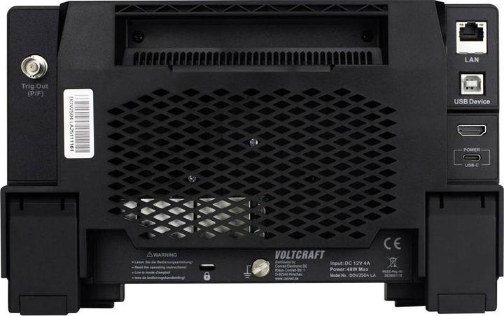 Voltcraft DOV2504 LA Digital-Oszilloskop 250 MHz 4-Kanal 1.25 GSa/s 100 Mpts 12 (CAT II)