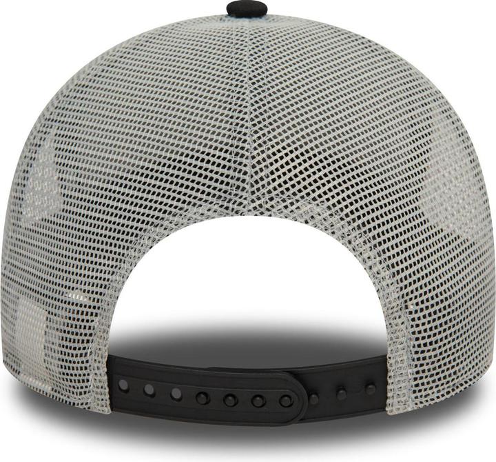 Actual product image New Era A-Frame Mesh Trucker Cap - BRAND PLATE