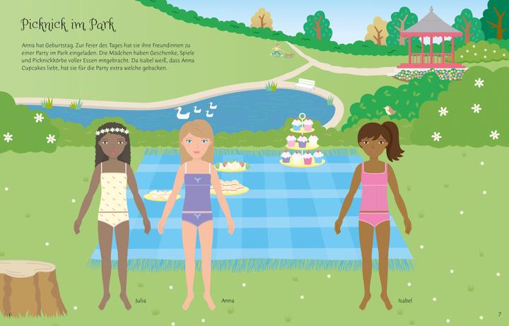 Actual product image My Dress-up Dolls Sticker Book: Parties