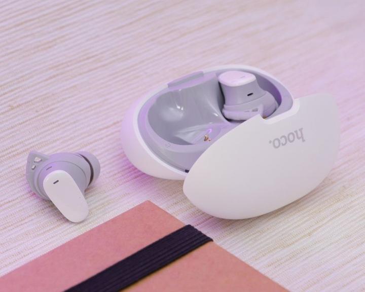 Produktbild Hoco Wireless headphones wireless earphones bluetooth TWS EW203 white (7 h)