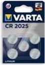 Image du produit Varta Electronics CR2025 (5 pcs, CR2025, 165 mAh)