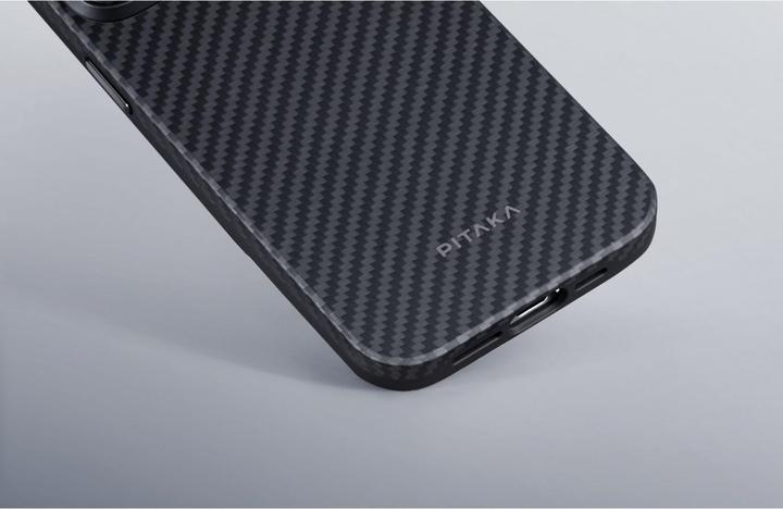 Image du produit Pitaka MagEZ Case Pro pour iP 15 Pro Max (Noir/Twill gris) 1500D (Apple iPhone 15 Plus)