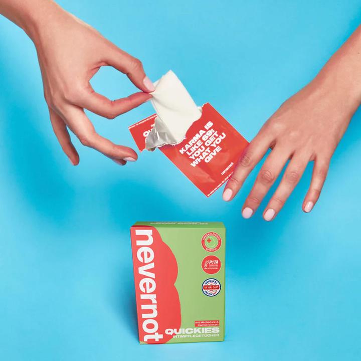 Actual product image NeverNot Quickies (275.63 ml, Intimate wipes)